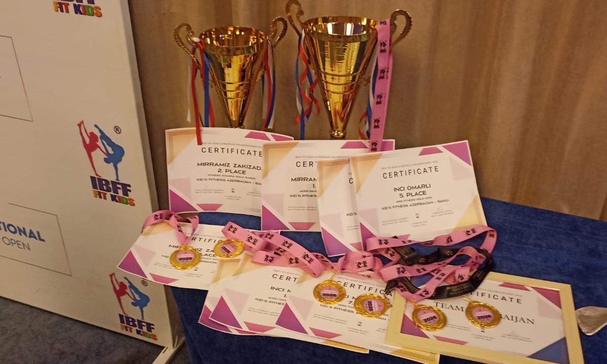 Uşaq fitnesi üzrə Avropa çempionatında uğurlu nəticə